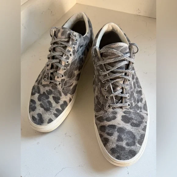 Vans Old Skool men's  Skateboarding   Leopard Canvas‎ VN0A38G19FS sz 13 - Picture 8 of 11